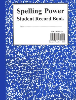 Spelling Power Blue Student Record Book, Grades 2-4: Beverly L