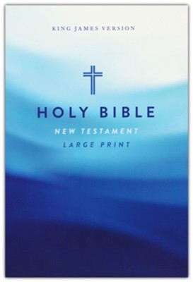 KJV Large Print Outreach New Testament, Comfort Print--softcover