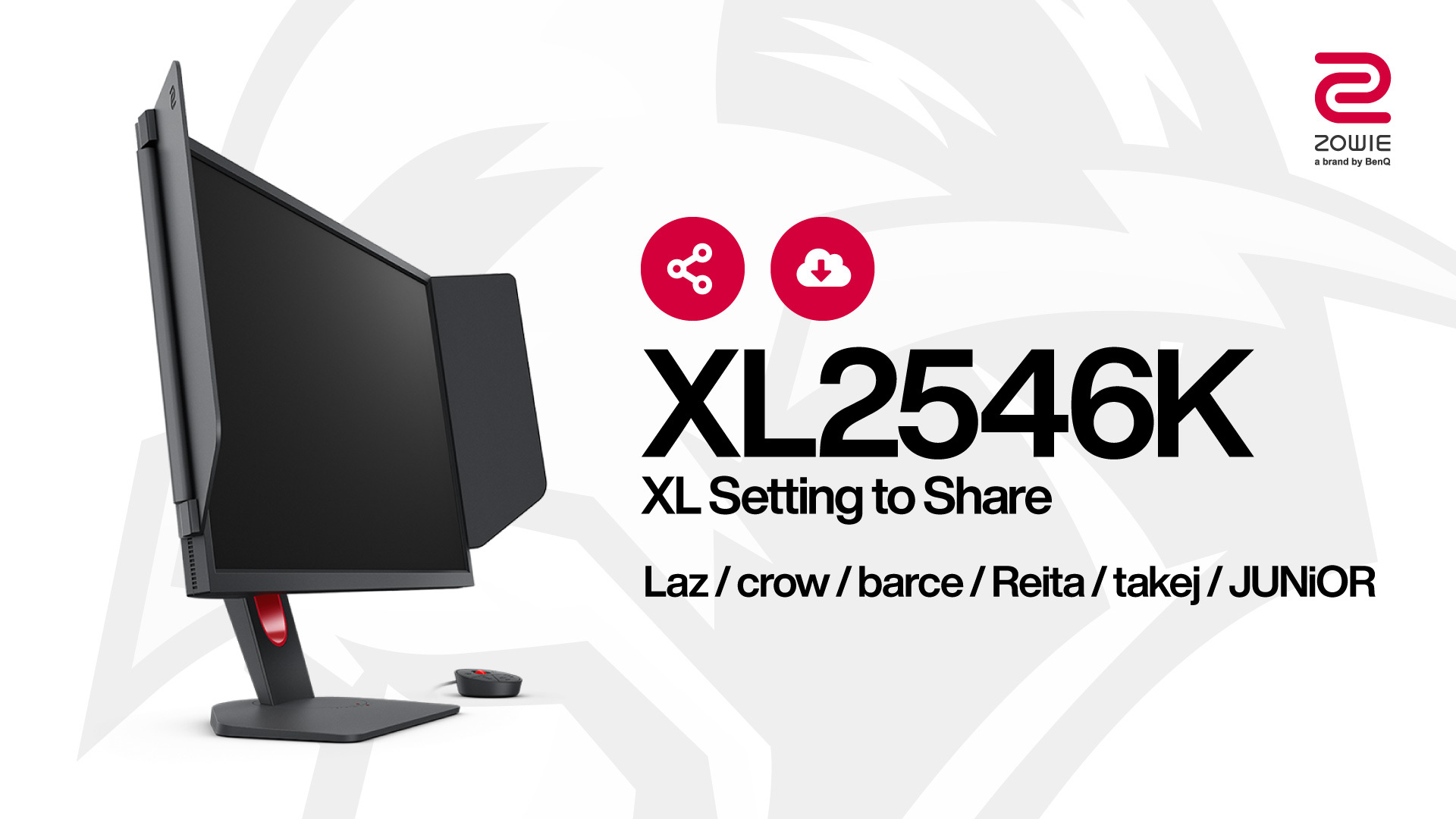 VALORANT」プロチーム「Absolute JUPITER」、各選手の「BenQ ZOWIE