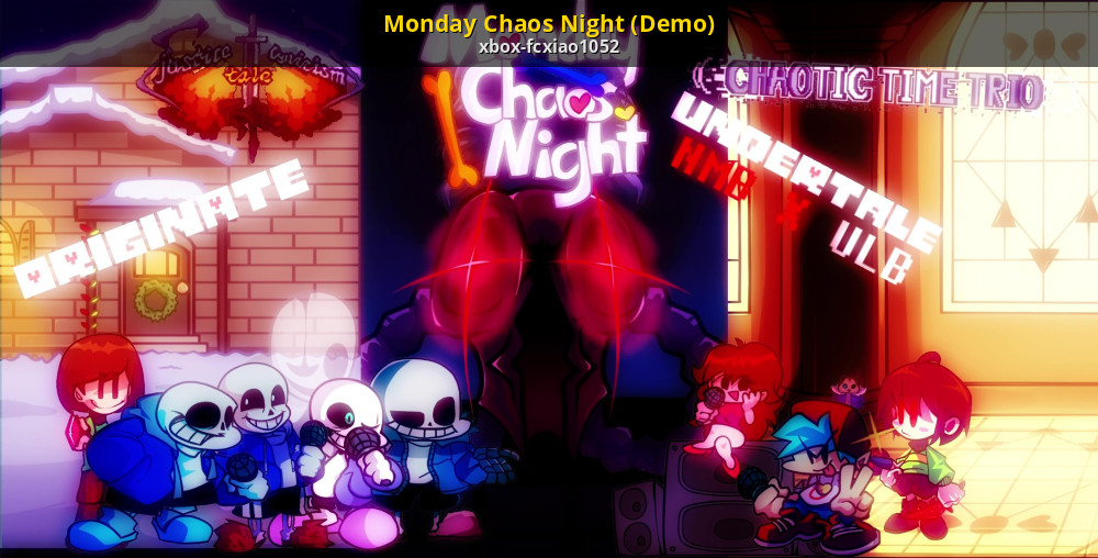 Monday Chaos Night (Demo) Mod for Friday Night Funkin' | FNF Mods