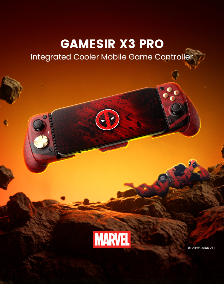 GameSir X3 Pro DeadPool Edition Mobile Game Controller