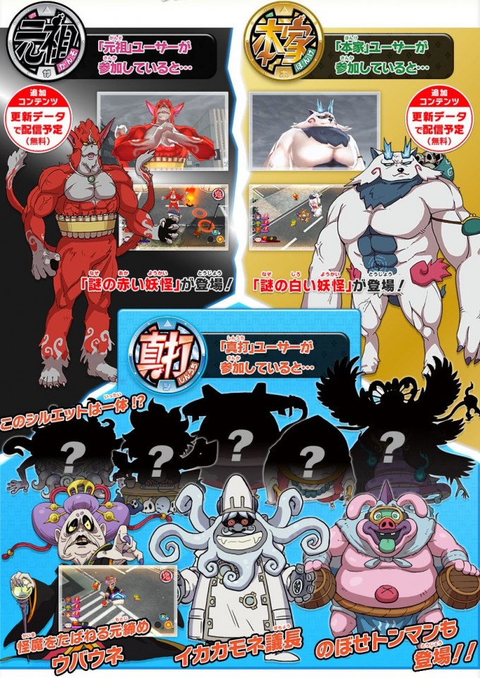 妖怪ウォッチ2』公式サイトにて3つ目のバージョン『真打』の情報が公開