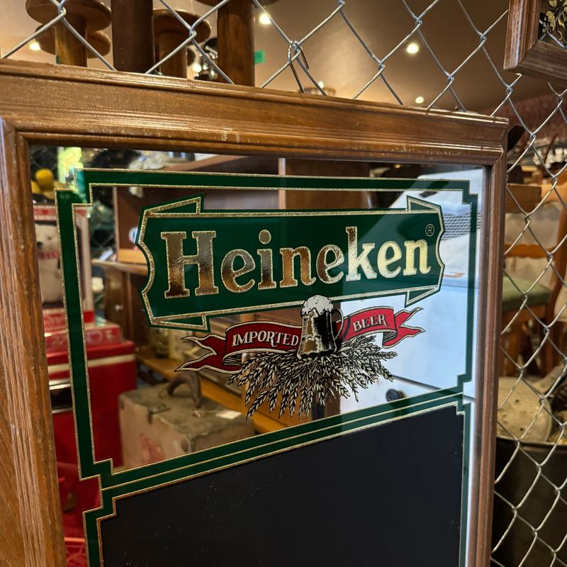 ハイネケン 黒板付きパブミラー Heineken ヴィンテージ | メンズ