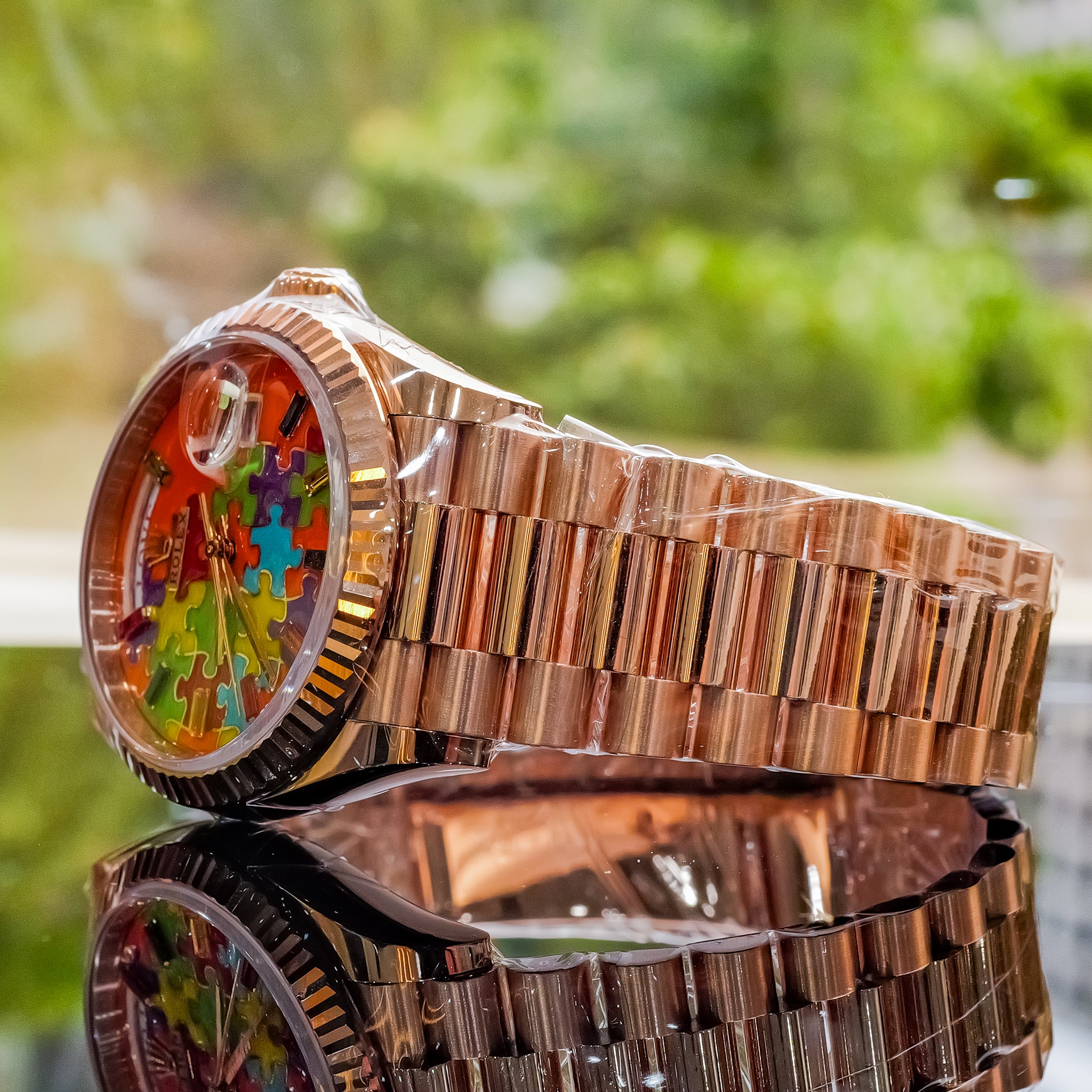 Rolex Unworn 2024 Day-Date 36mm 128235 Puzzle Dial