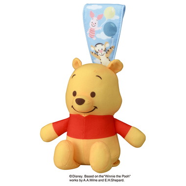 くまのプーさん ぬいぐるみとフルーツバスケットスマホスタンドセット