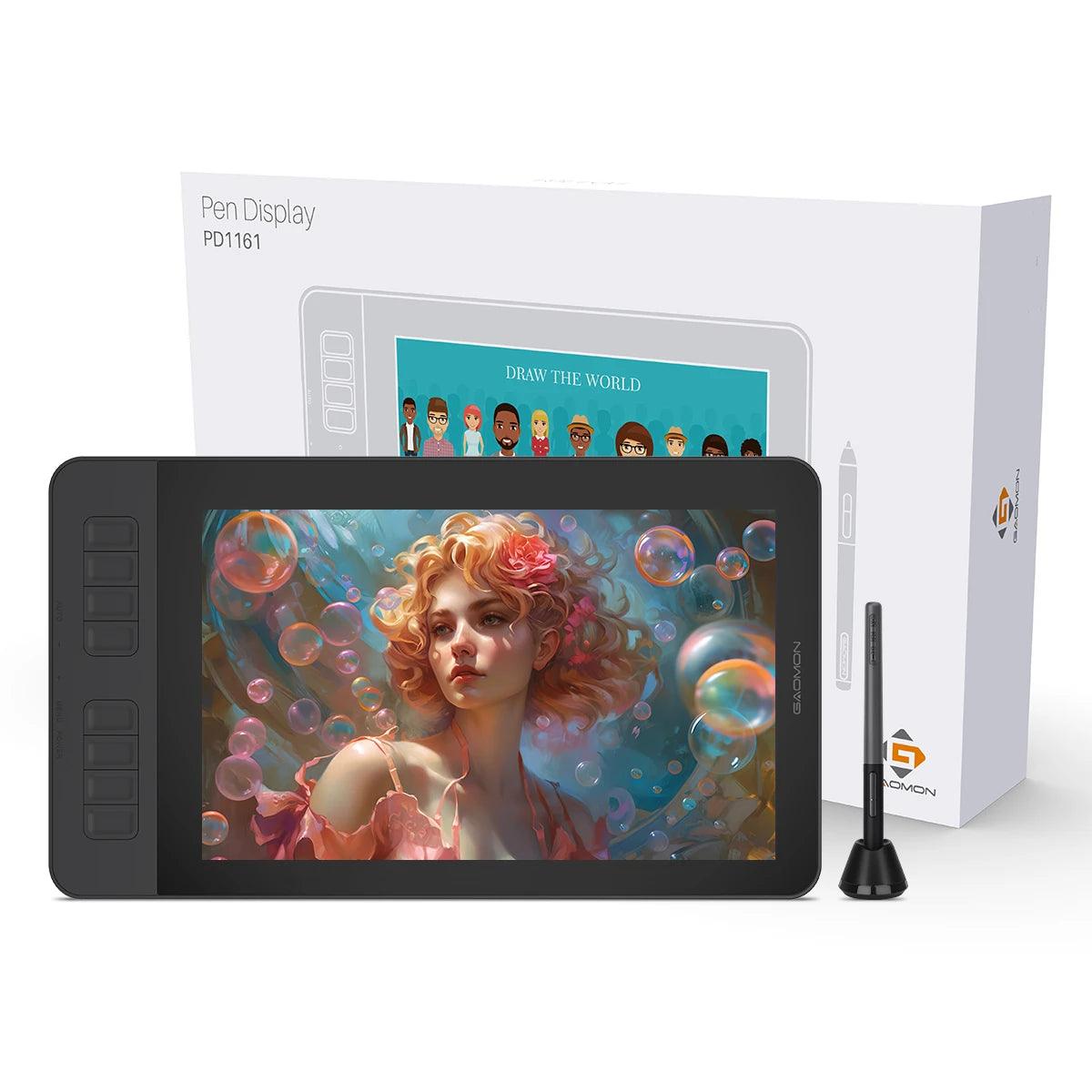 GAOMON PD1161 11.6 Inches Portable Drawing Tablet with Stylus Pen