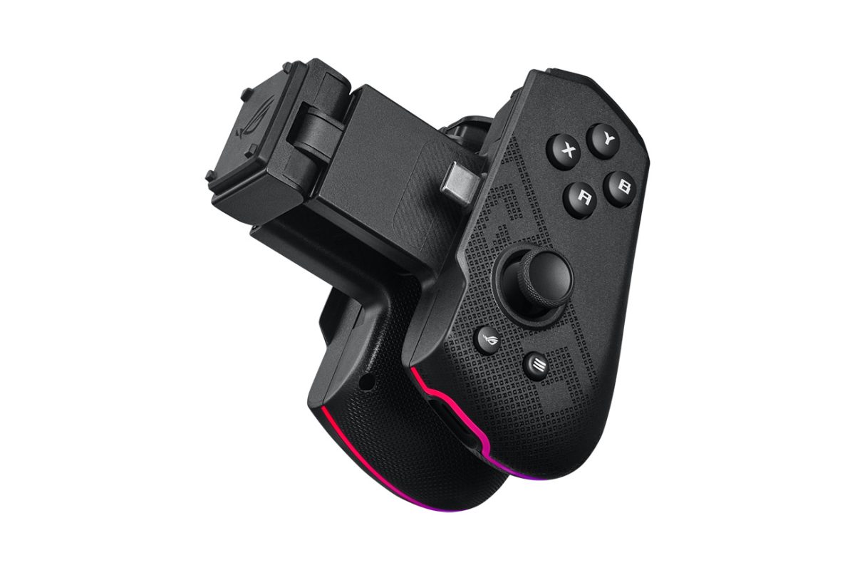 ASUS、折りたためるAndroidスマホ用コントローラー「ROG Tessen Mobile