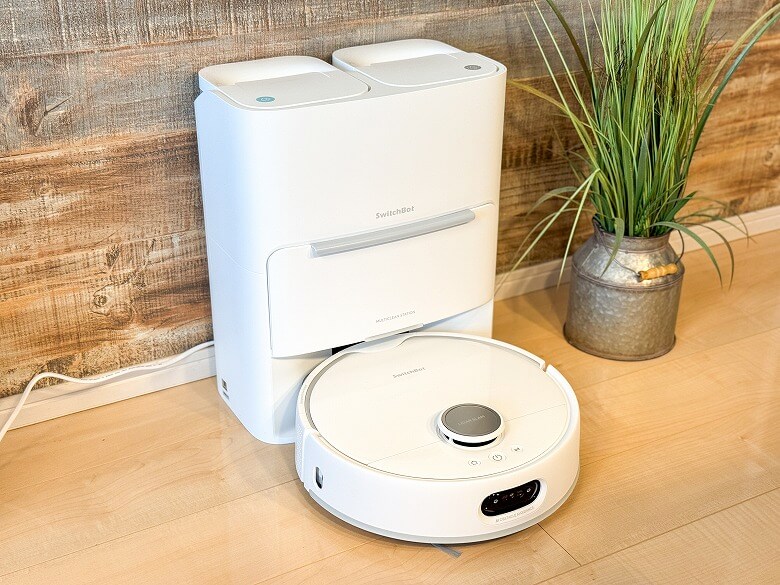 SwitchBot お掃除ロボットS20 レビュー】髪の毛も絡まないゴムブラシ