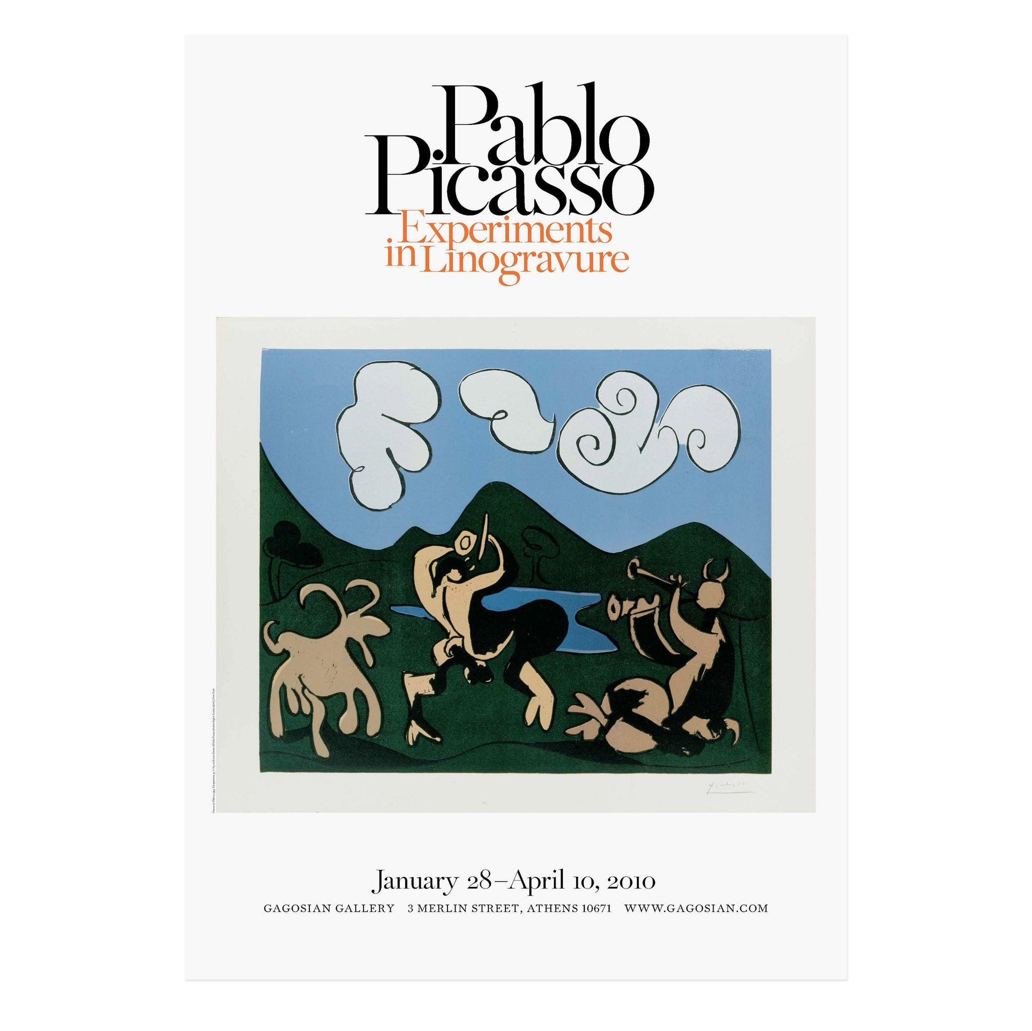 Pablo Picasso: Experiments in Linogravure Poster | Gagosian Shop
