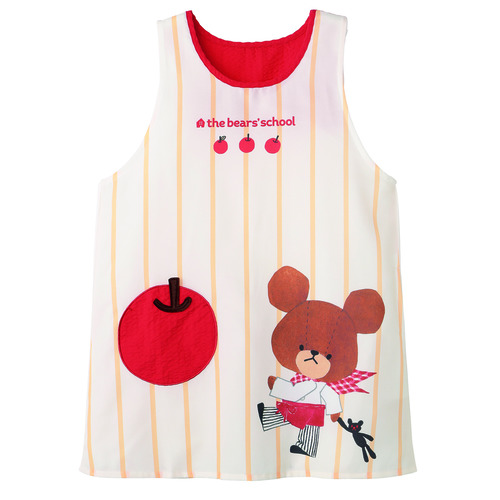 すてきな先生vol.99|くまのがっこうクッキングエプロン レッド