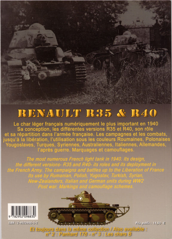 Armorama :: Editions Du Barbotin Renault R35/R40 Review