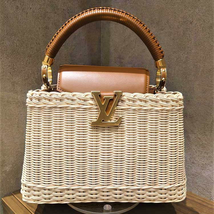 ルイ・ヴィトン カプシーヌBB タン ラタン/カーフレザー M22173の買取