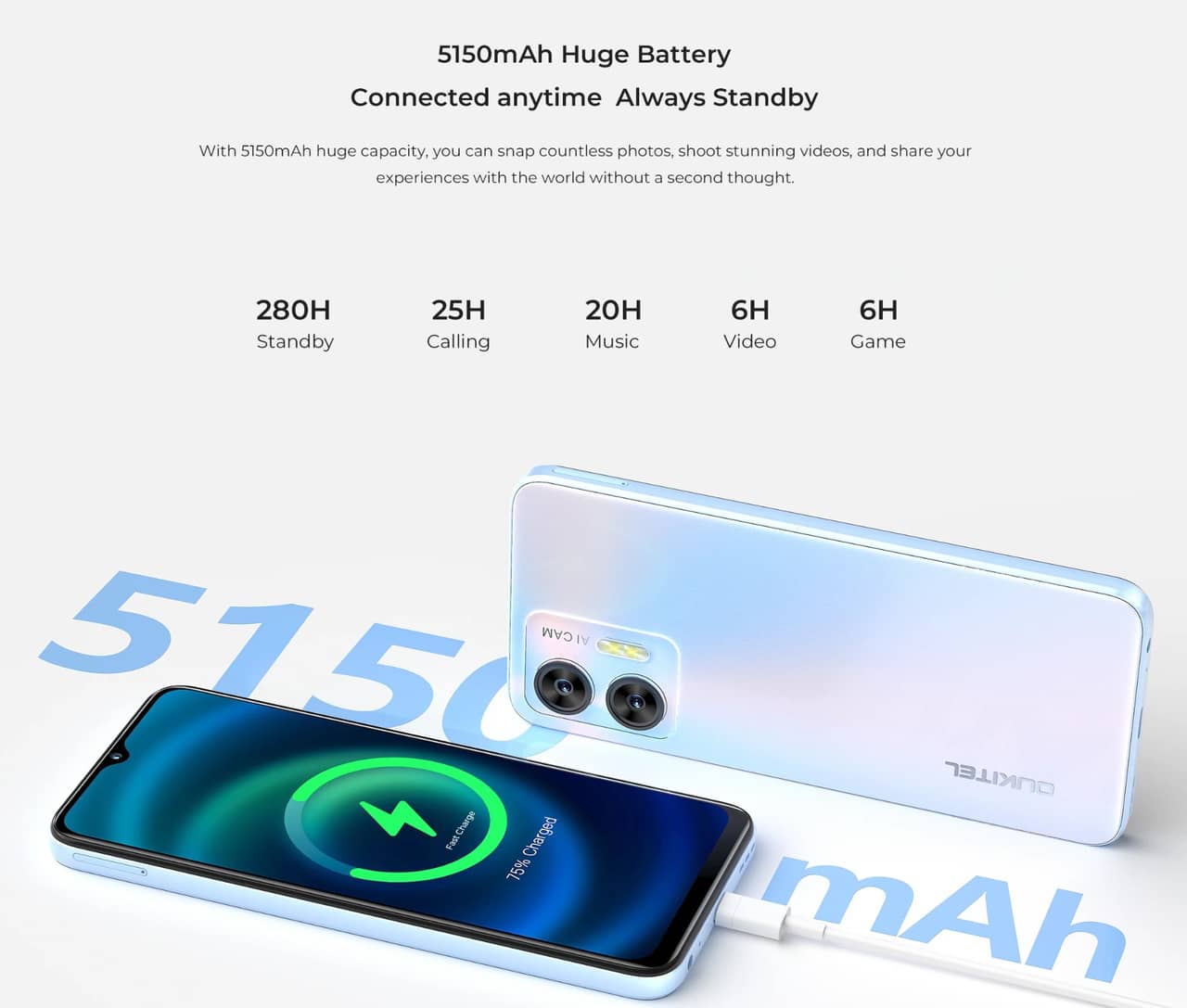 OUKITEL C35のスペック・対応バンドまとめ！UNISOC T616搭載、6.56型