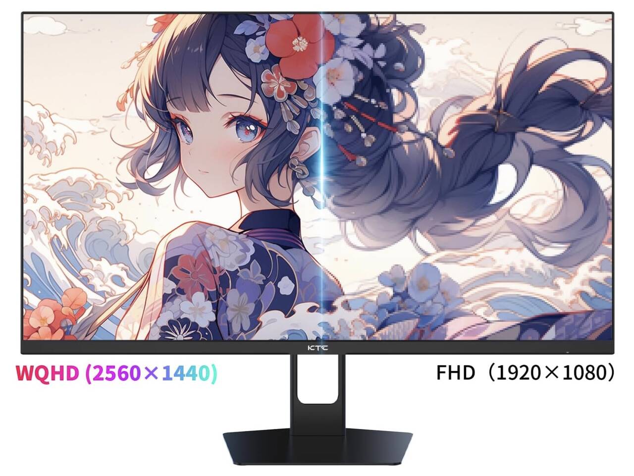 安すぎ21,120円。27型WQHD/180Hzのゲーミングディスプレイ「KTC