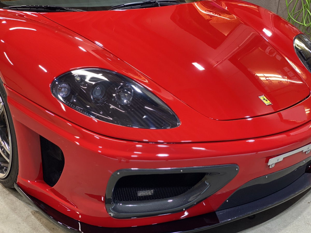 フェラーリ360モデナ・CERAMIC PROコーティング！！！｜三重の