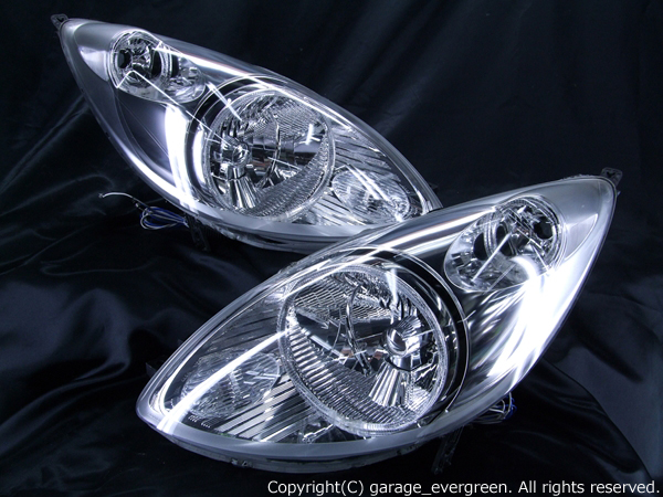 LED4連イカリング仕様 希少 純正メッキインナー ベース JB5/JB6/JB7