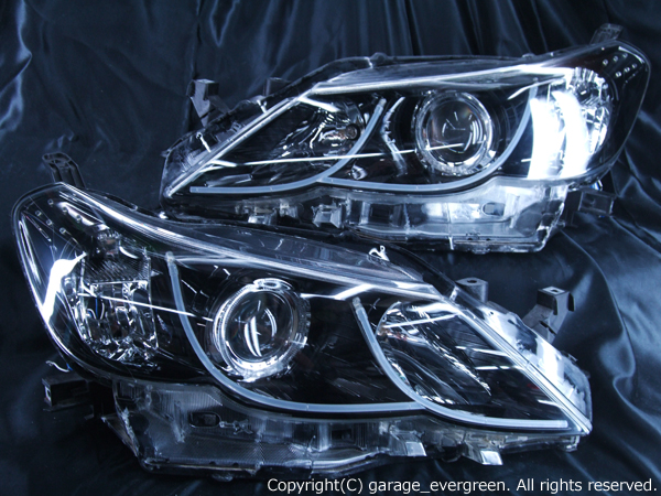 130系 マークX 前期 AFS無車用 純正ドレスアップヘッドライト LED