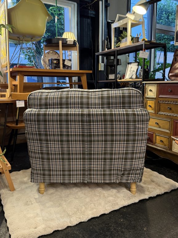 IKEA イケア STOCKSUND ストックスンド チェック柄 パーソナルソファ 1