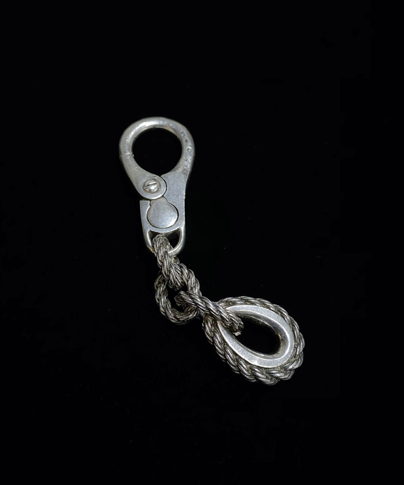 Vintage HERMES / 70's Woven Chain Key Ring ヴィンテージエルメス