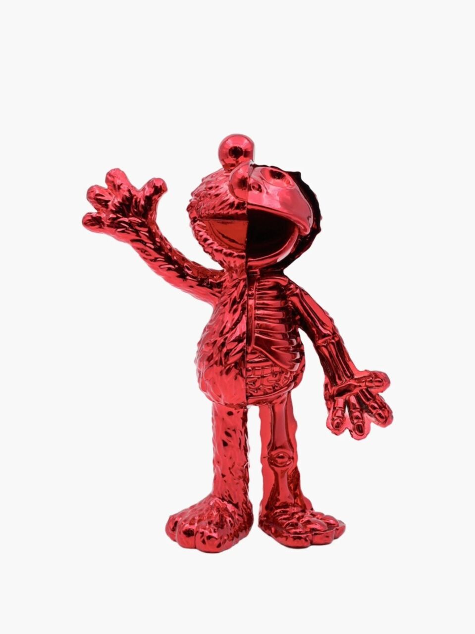 Jason Freeny XXRAY Plus x Mighty Jaxx Elmo (Chrome Red Edition)