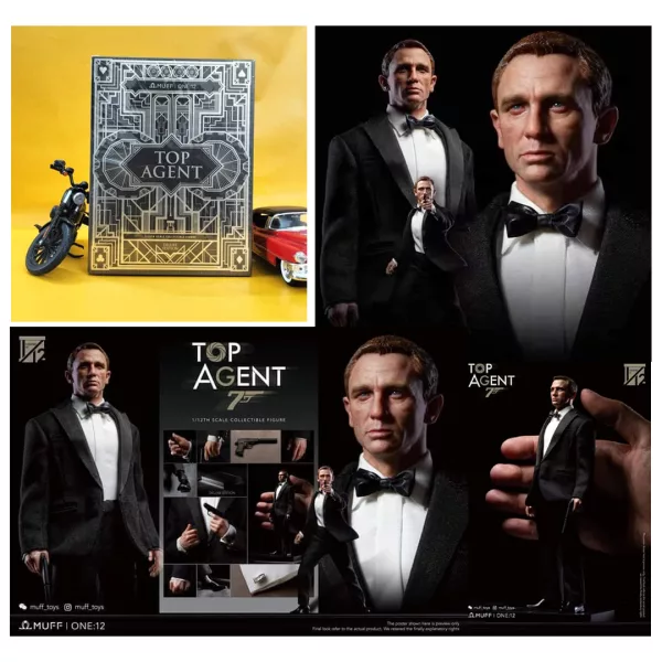 MUFF TOYS James Bond 007 1 12 Figure DX
