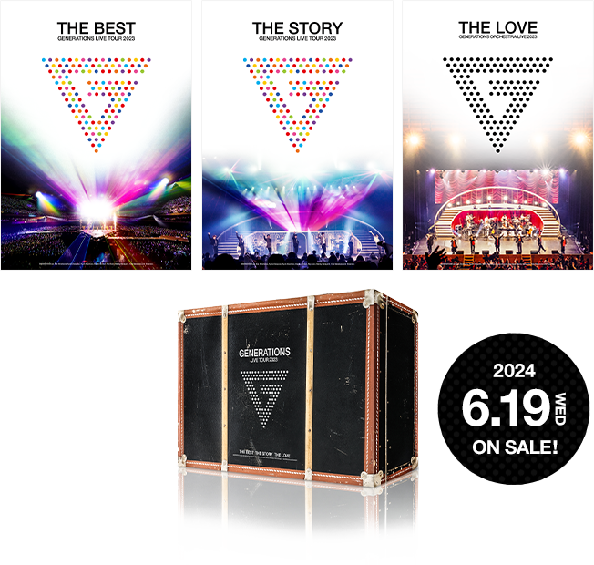 GENERATIONS NEW DVD/Blu-ray Disc GENERATIONS 10th ANNIVERSARY YEAR