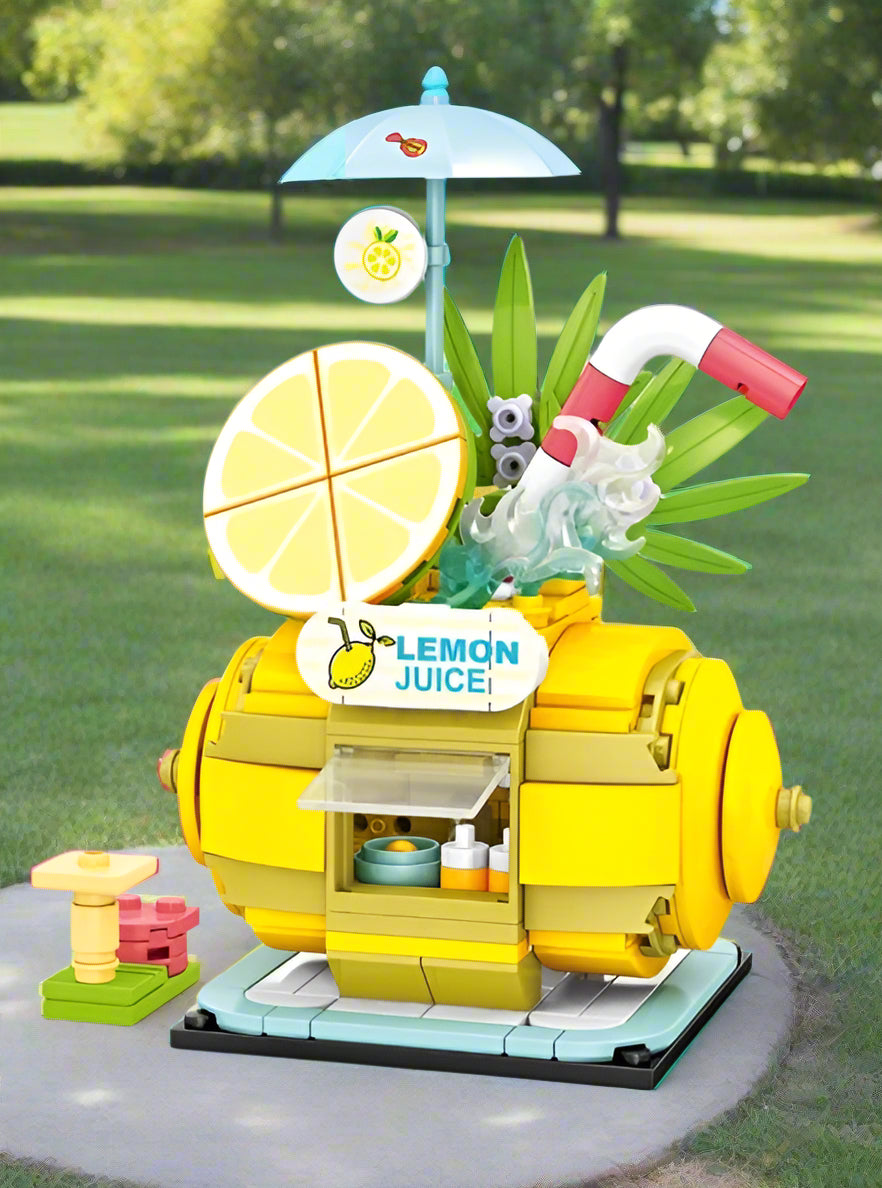 Lemonade Stand Modular Building Blocks Set| General Jim's Toys & Brick