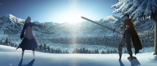 Berserk Griffith and Guts Face Off – Genkinahito