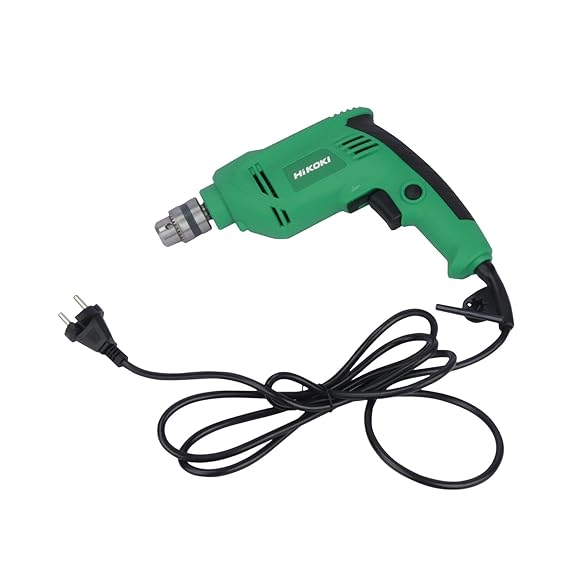 HIKOKI D10VSTAS9Z Corded Drill With Soft Grip Handle, 450 Watts