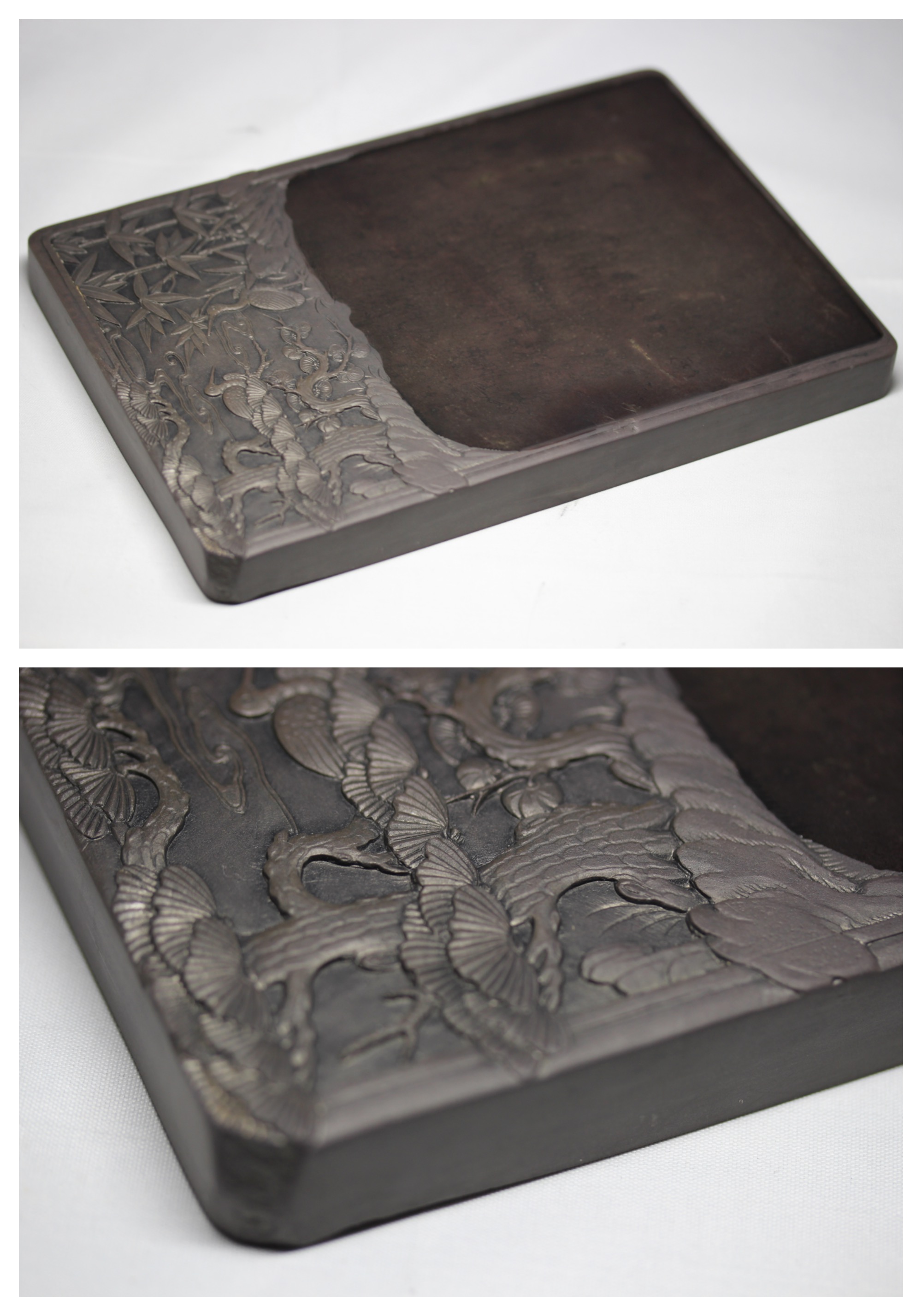 墨研】ハムイチ 龍渓硯◇希石作 「太史硯」特別誂え品◇文房四宝 特級