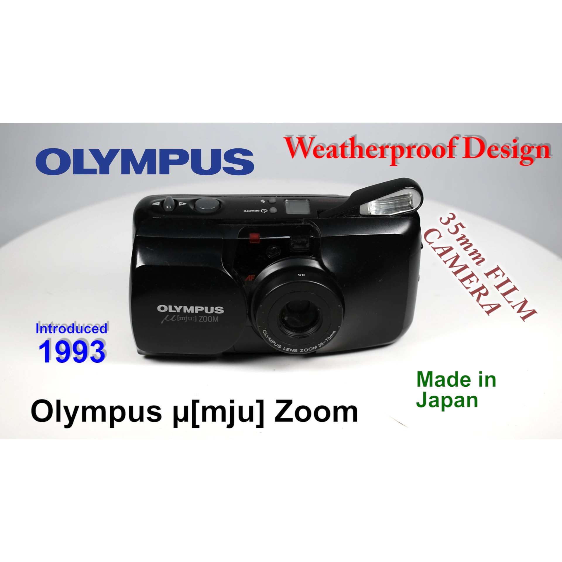1993 Olympus µ[mju] Zoom - 35mm Film Camera