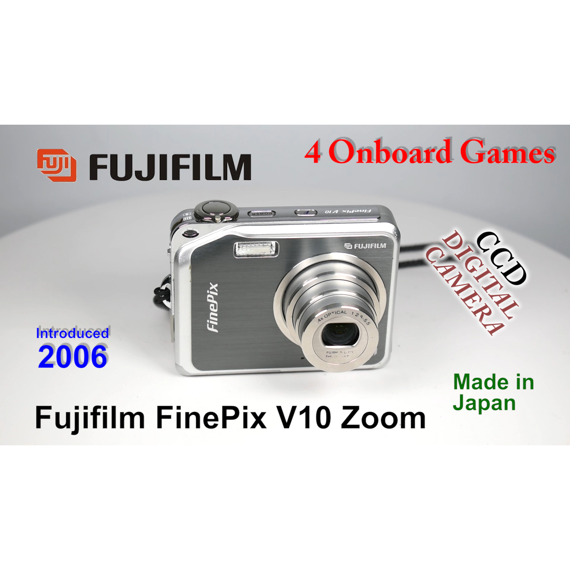 2006 Fujifilm FinePix V10 Zoom - CCD Digital Camera