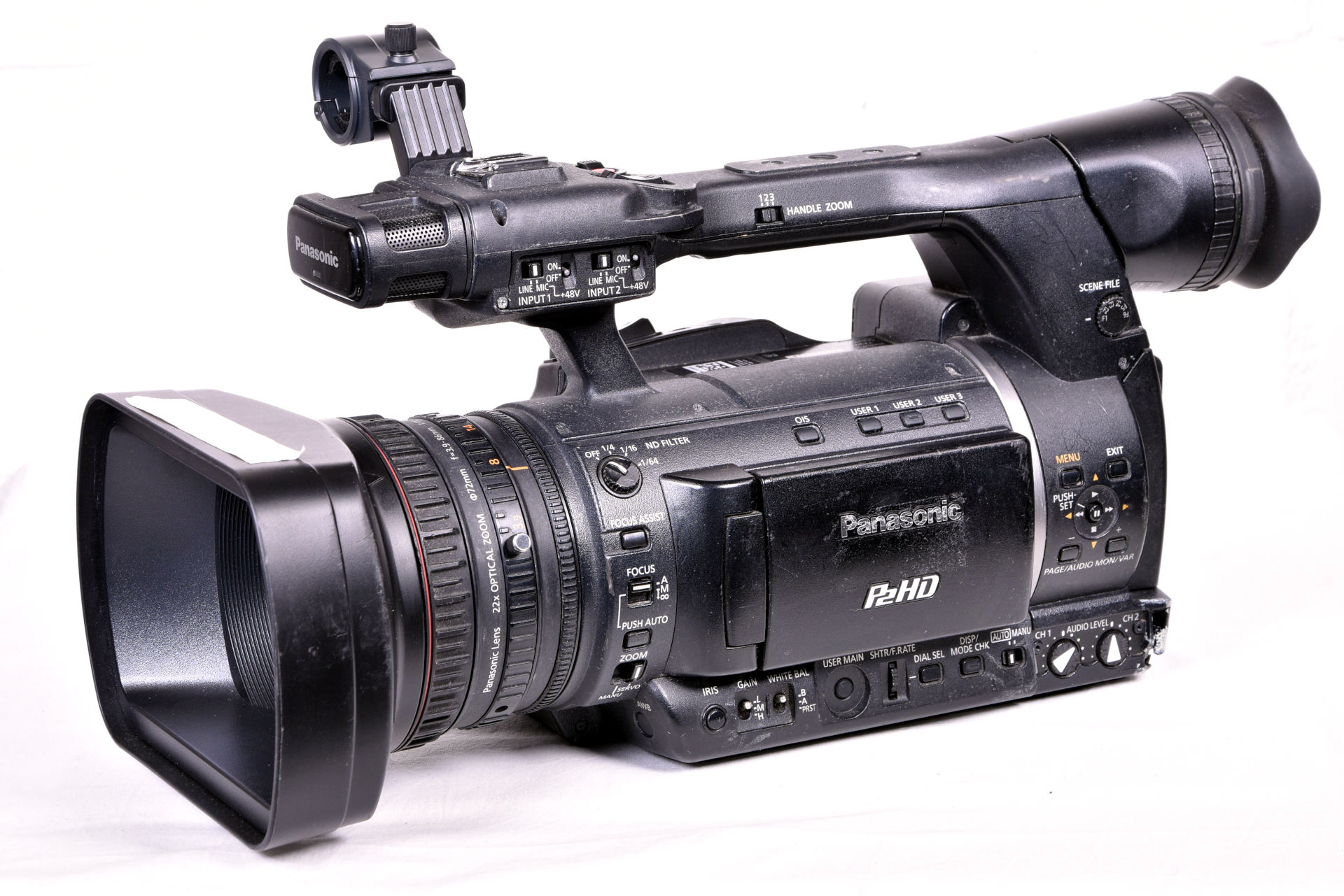 Panasonic AG-HPX250EJ P2 HD Camera – Gearwise – AV & Stage Equipment