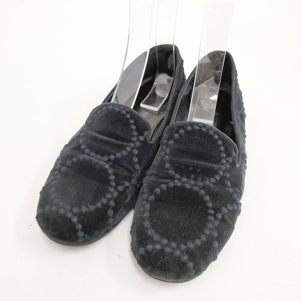 mina perhonen tambourine ベロア スリッポン サイズ24.5cm シューズ