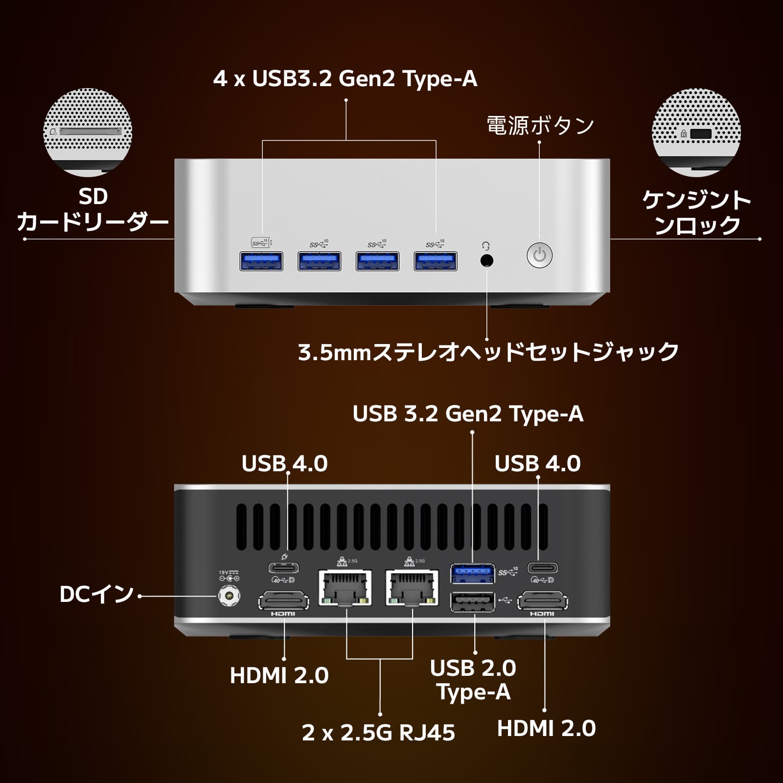 GEEKOM NUC A8MAX ミニPC｜R7-8845HS/R9-8945HS搭載