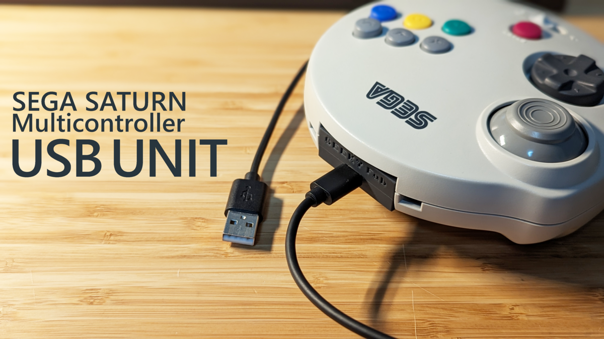 セガサターンのマルコンをUSB化する拡張ユニットを作りました | GEEKY Fab.