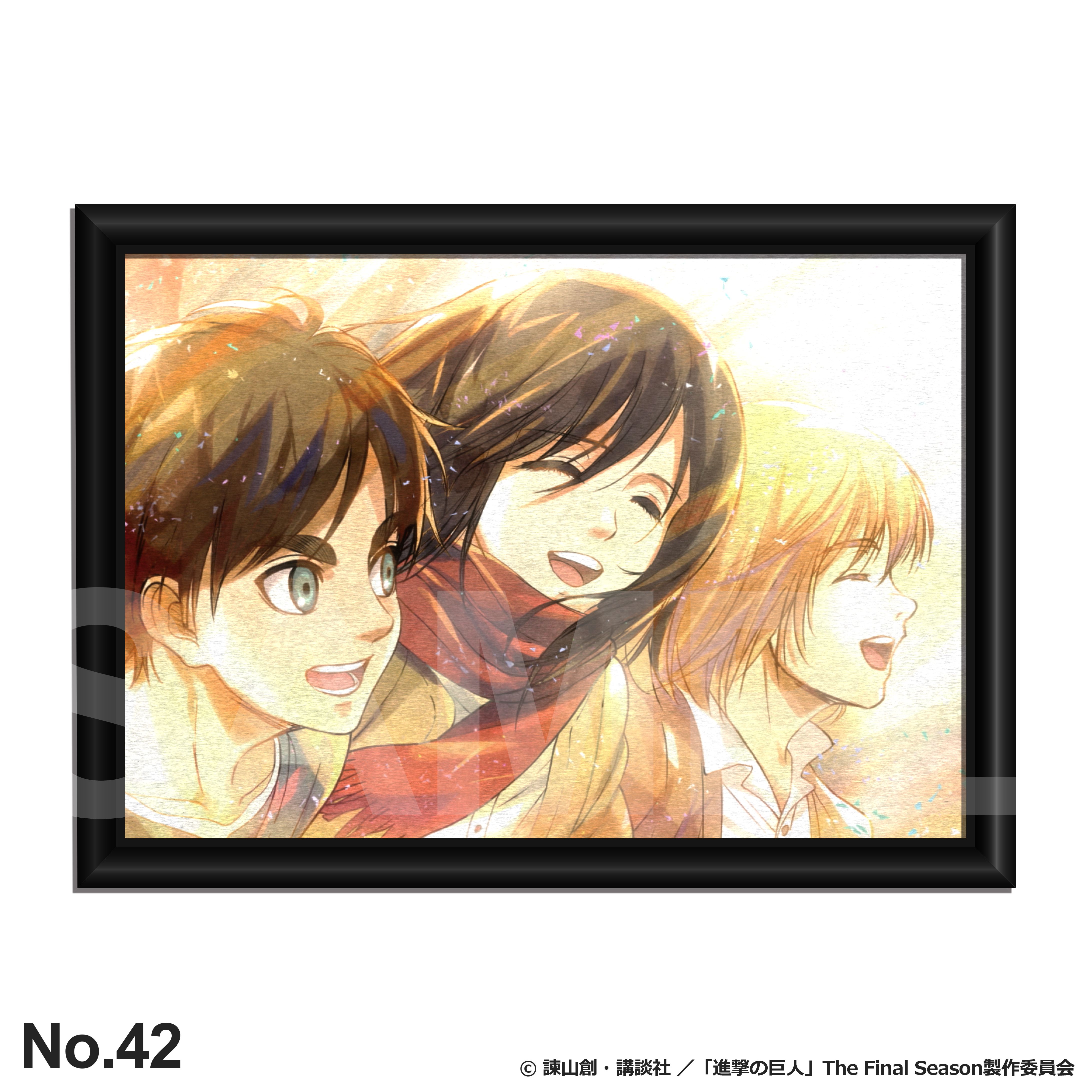 TVアニメ『進撃の巨人』より数量限定のアート作品 第3弾が登場