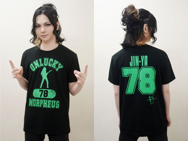 Unlucky Morpheus、仁耶(Gt.)の生誕Tシャツが本日よりGEKIROCK