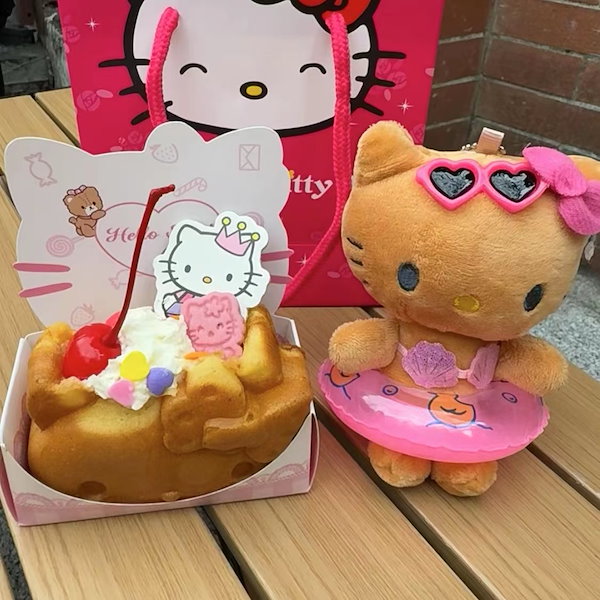 Qoo10] キティちゃん 日焼け サングラス 浮き輪