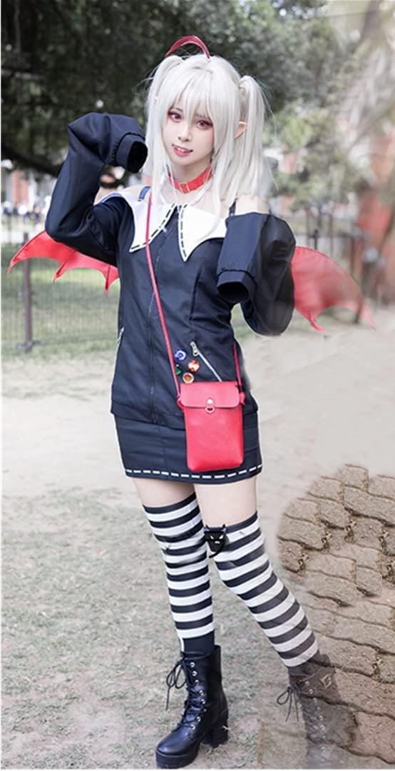 Qoo10] にじさんじ 魔界ノりりむ 衣装＋翼＋バッ