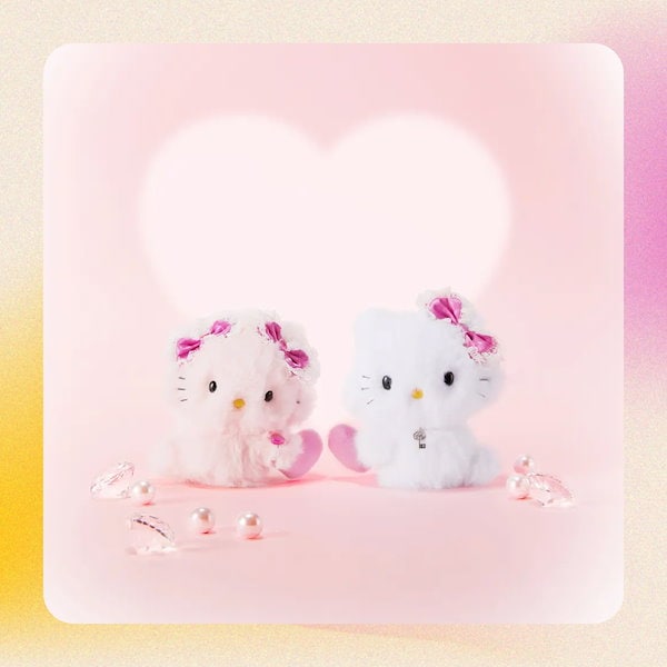 Qoo10] fillimilli チャーミーキティ ぬいぐるみキーホルダー