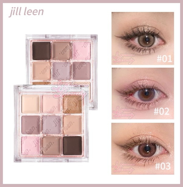 Qoo10] jill leen. チョコレート 9色 アイシャドウ アース