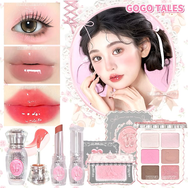 Qoo10] GOGO TALES 【宝石シリーズ セット】アイシャドウ&チ