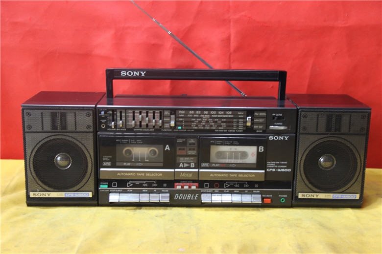 SONY SONY ソニー ダブルラジカセ CFS-W600 ラジカセ 本体 昭和レトロ