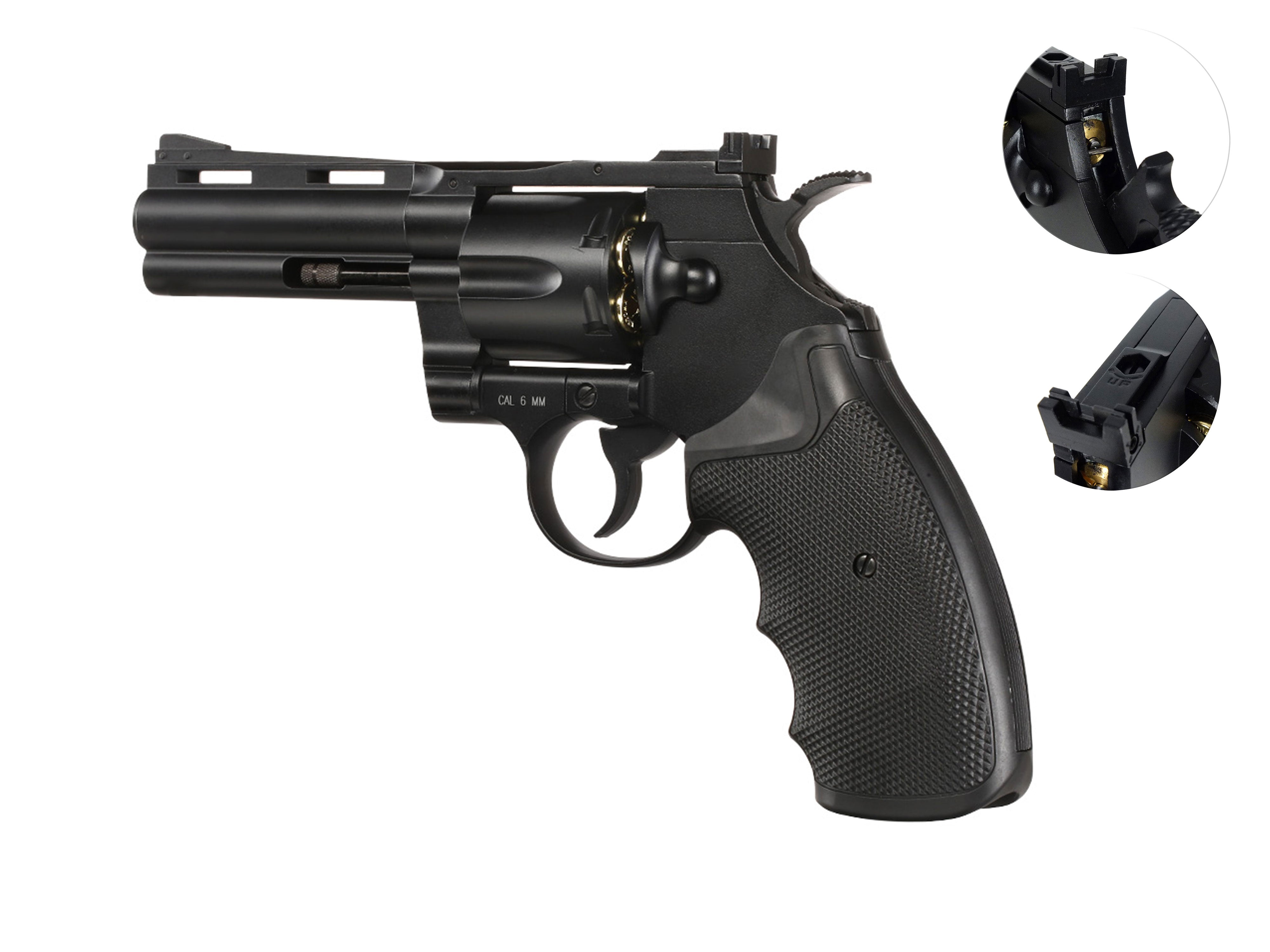 KWC コルト パイソン 357 4インチ CO2ガスリボルバー メタルパーツ