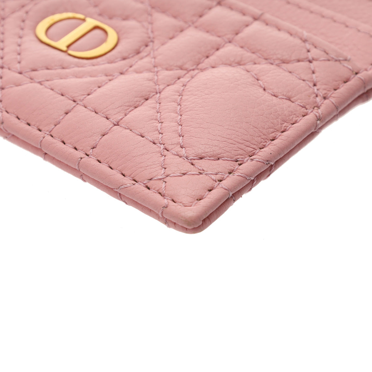クリスチャンディオールハート ピンク レディース レザー カードケース