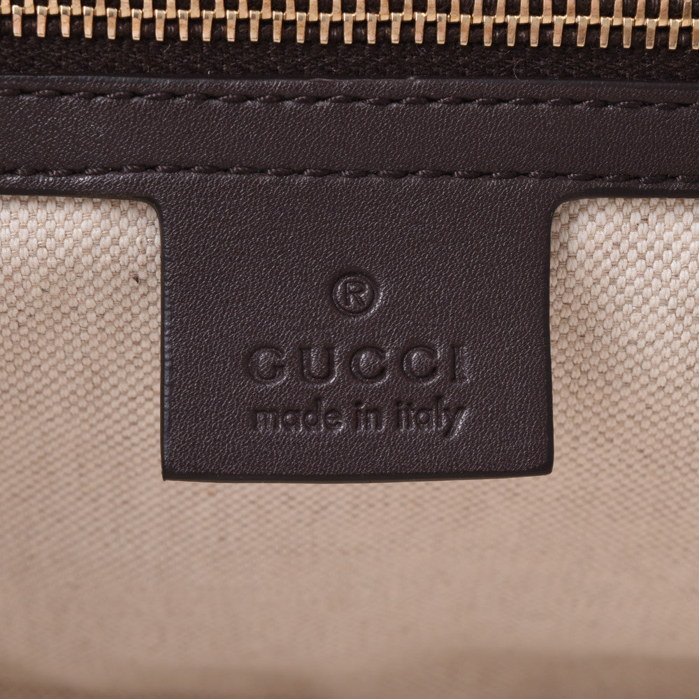 グッチGG柄 ダークブラウン ユニセックス ショルダーバッグ 336748