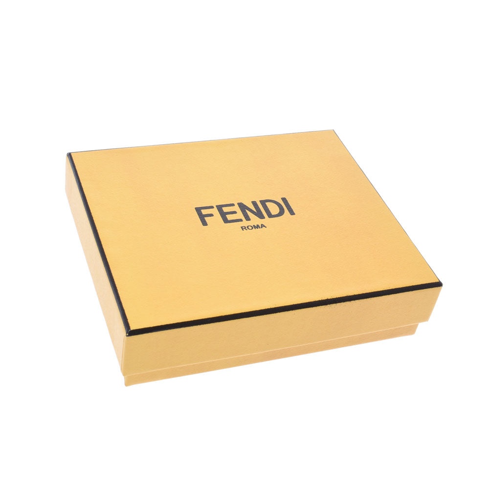 フェンディズッカ柄 パスケース ブラウン/黒 ユニセックス カード