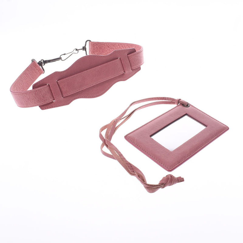 バレンシアガザ シティ 2WAY ピンク レディース ラムスキン