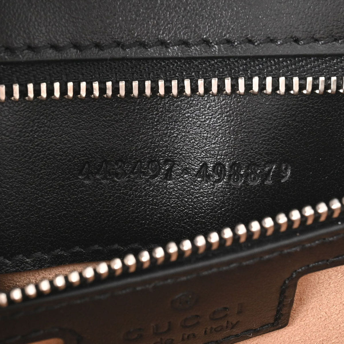 グッチキルティング スモール バッグ 43061 黒 シルバー金具